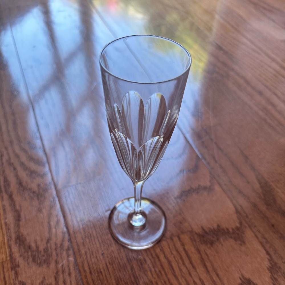 Saint Louis Crystal Fluted Champagne Glass